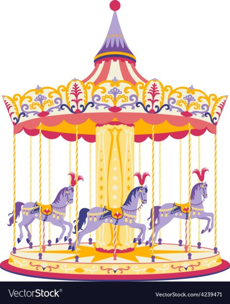 Карусель мультяшная