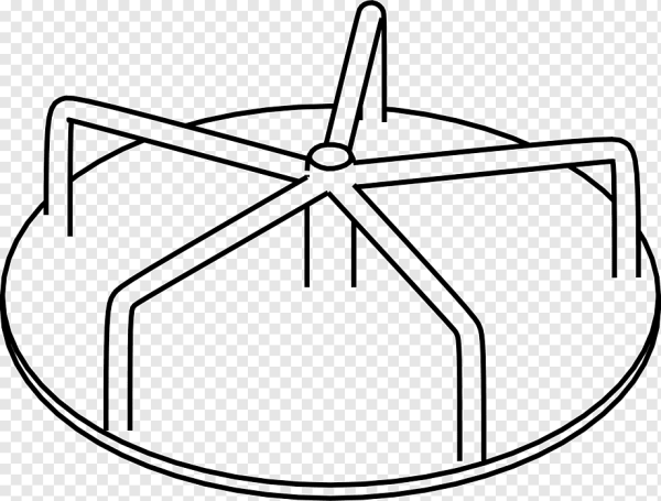 Карусель на прозрачном фоне