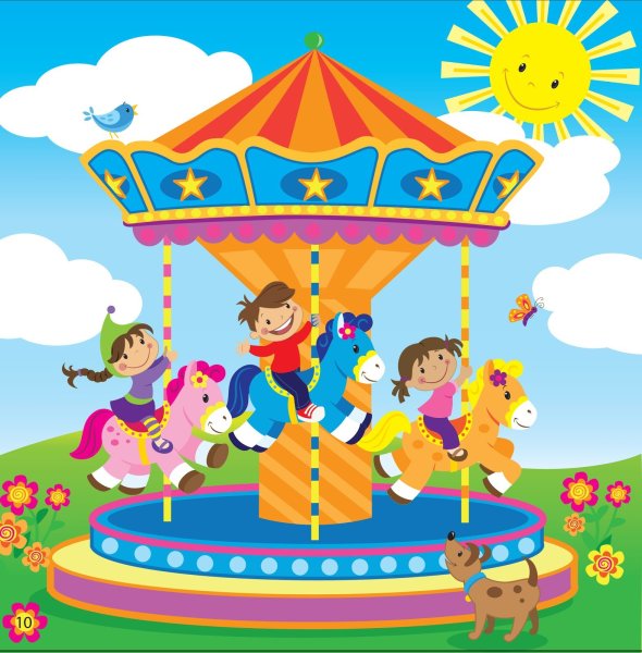 Карусель рисунок