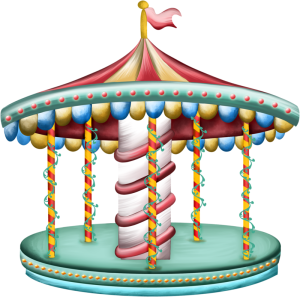 Карусель карандашом
