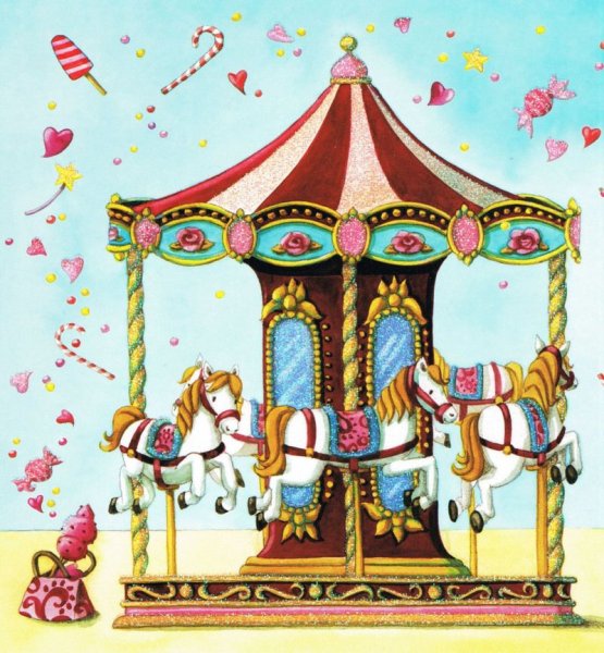 Дети на колесе обозрения