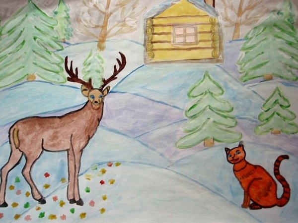 Детские иллюстрации серебряное копытце