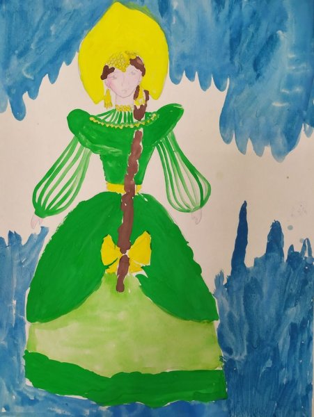 Детские иллюстрации к сказам Бажова