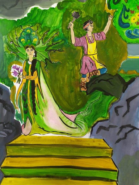 Хрупкая веточка Бажов хозяйка медной горы