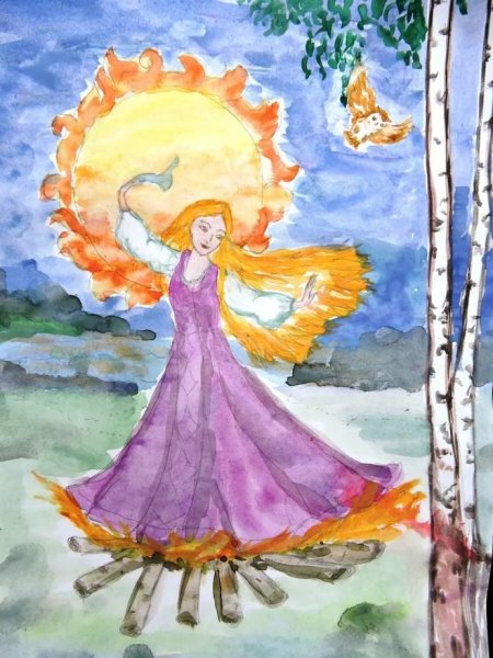 Огневушка поскакушка Бажова