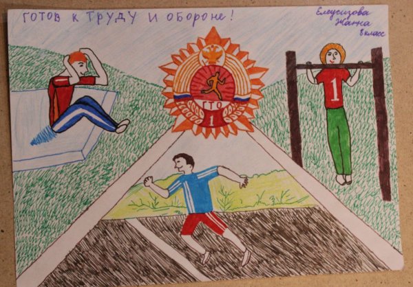 Рисунки посвященные ГТО