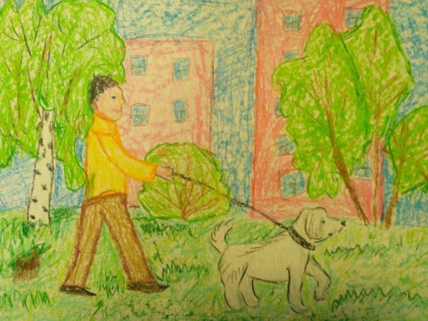 Рисунок моя прогулка