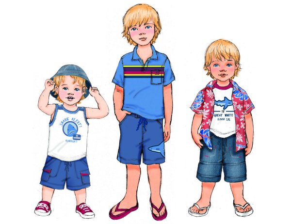 Мальчик рисует