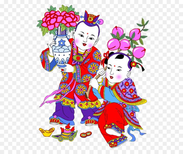 Персонажи Китай вектор