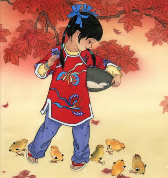 Китайская живопись для детей