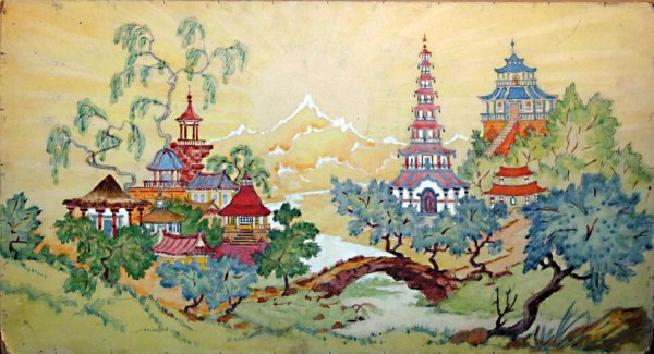 Пейзаж Японии 4 класс