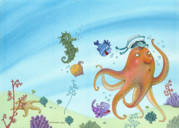 Обитатели морей сказочные