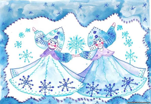 Хоровод снежинок
