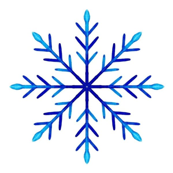 Снежинки для рисования с детьми
