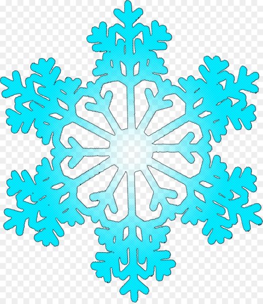 Снежинки голубые