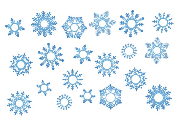 Снежинки детские рисунки