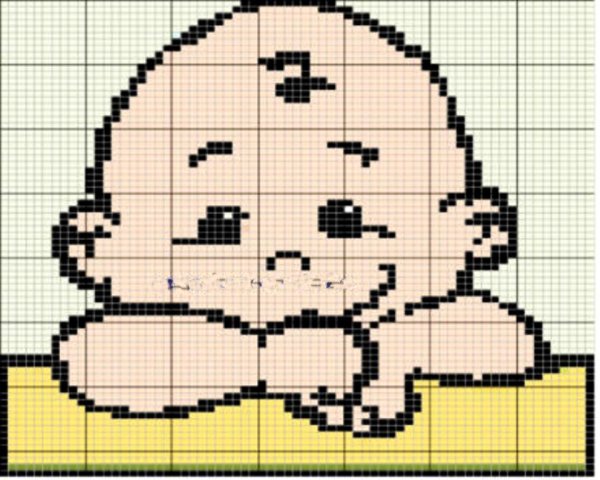 Схема оленя для вязания