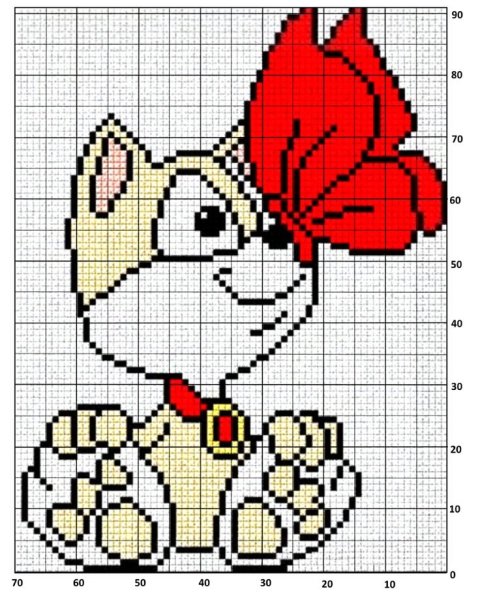 Детские узоры для жаккарда