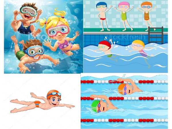 Плавание рисунок