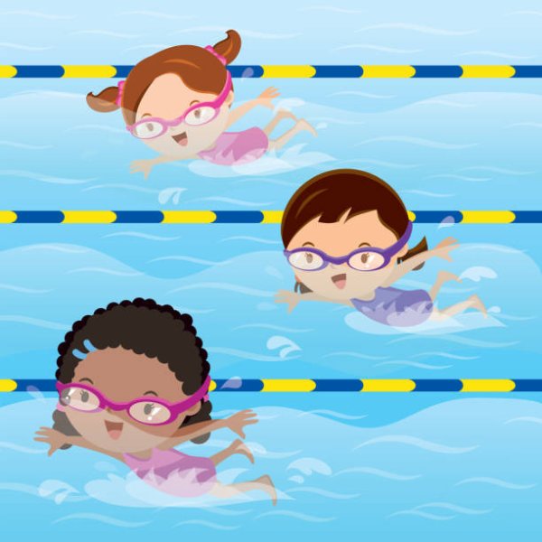 Плавание иллюстрация