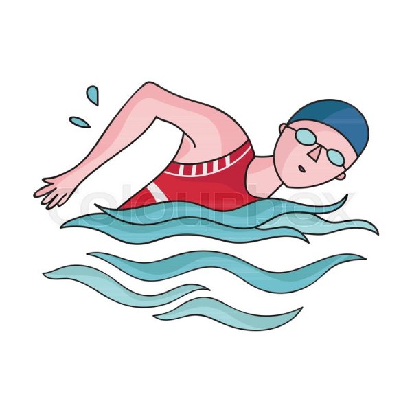 Плавание рисование