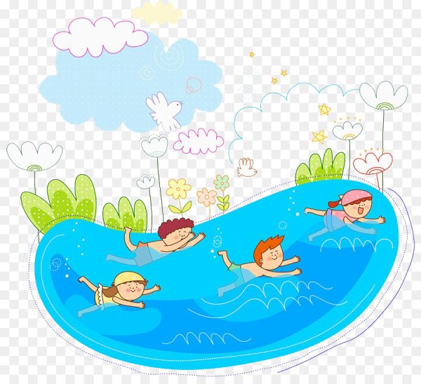 Бассейн иллюстрация