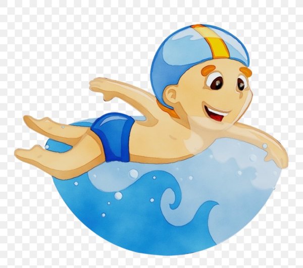 Плавать мультяшка