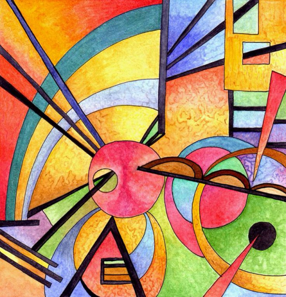 Василий Кандинский Абстрактная композиция