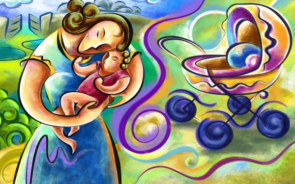 Абстрактные картинки для детей