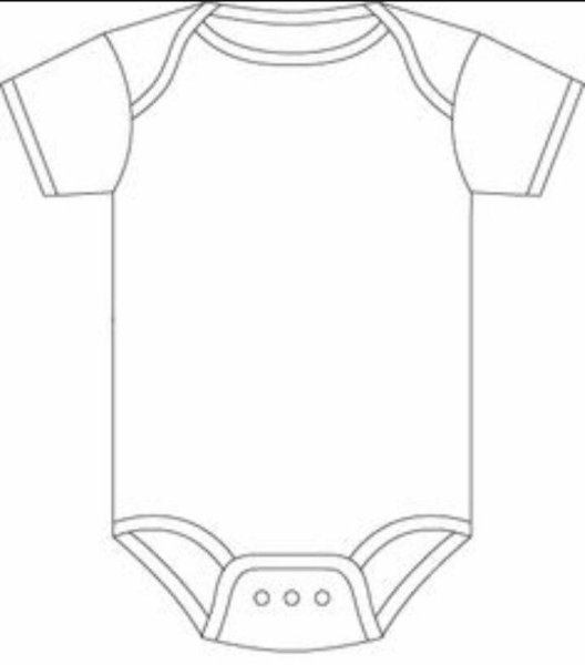 Трафарет бодика детского