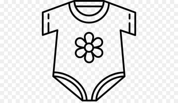 Нарисованная одежда для новорожденных