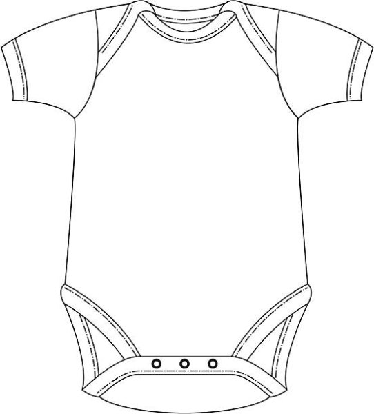 Трафарет детского боди