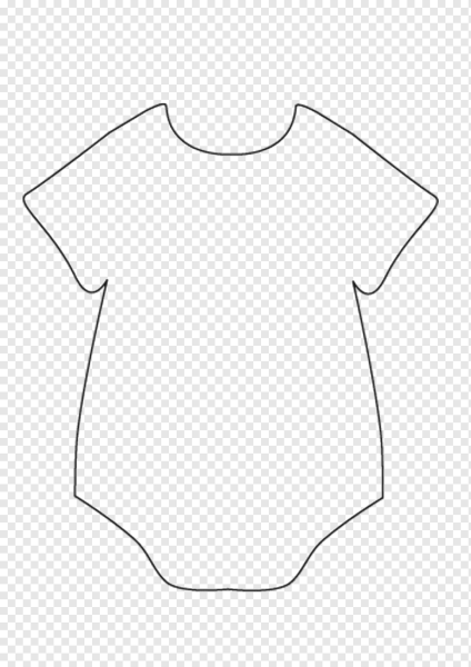 Детский бодик трафарет