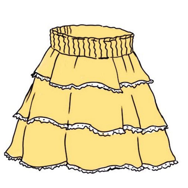 Юбка мультяшная