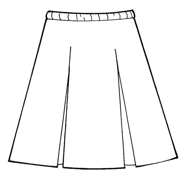 Юбка для раскрашивания
