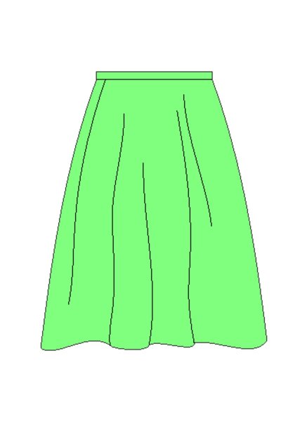 Юбка мультяшная