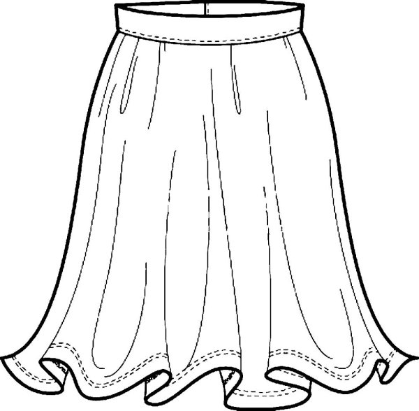 Skirt рисунок для детей