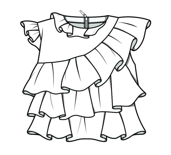 Юбки разных цветов для детей