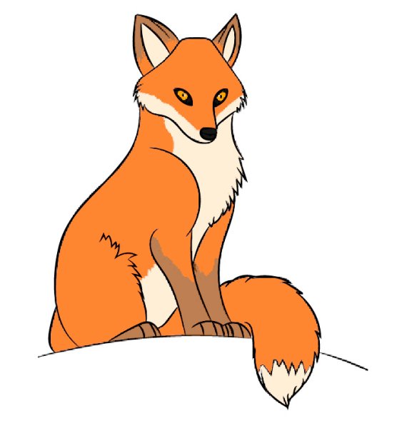 Картинки лиса для детей детского сада