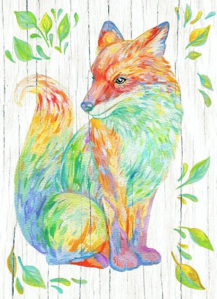 Нарисовать лисичку