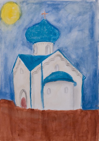 Рисование храма