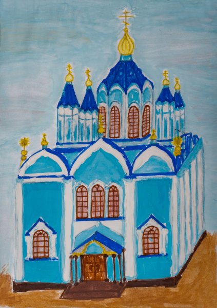 Храм Коренная пустынь рисунки