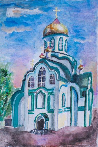 Рисование - храм Святой Троицы