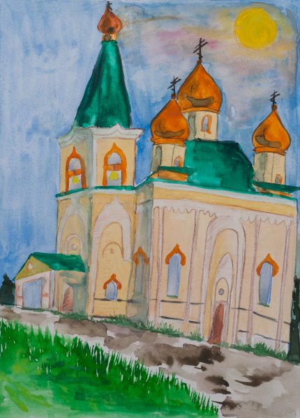 Рисунки храм Александра Невского Ульяновск