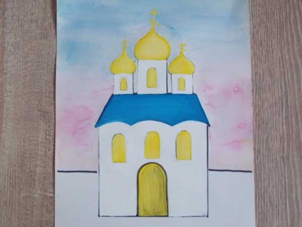 Нарисовать храм