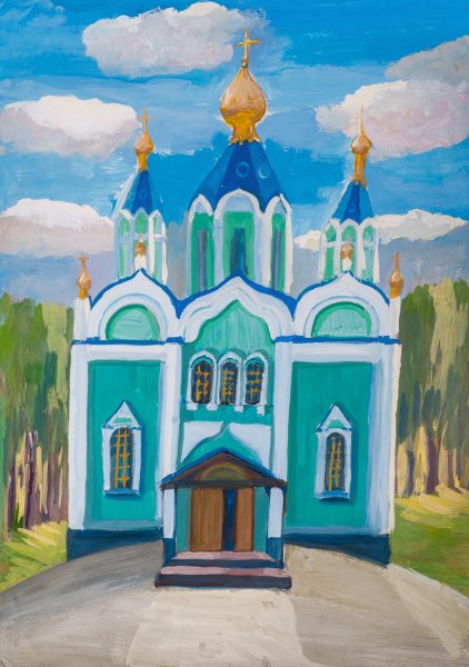 Нарисовать храм