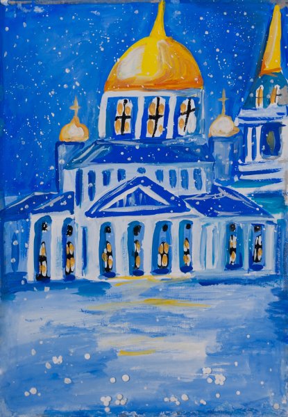 Знаменский собор рисунок Курск Курск