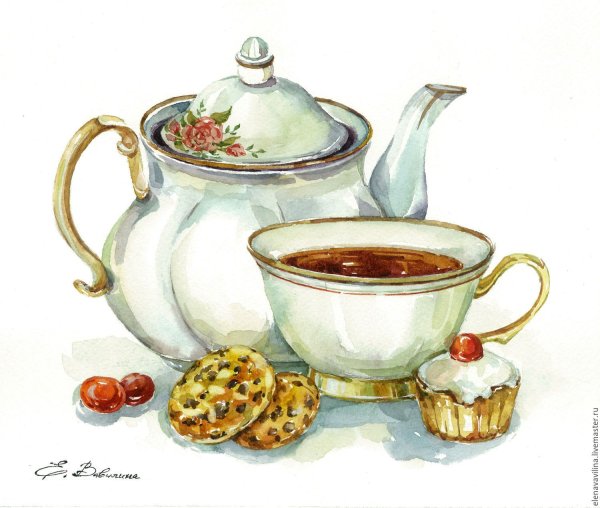 Чай иллюстрация