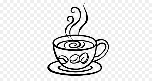 Раскраска кружки кофе