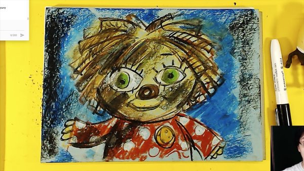 Домовёнок Кузька рисования детям